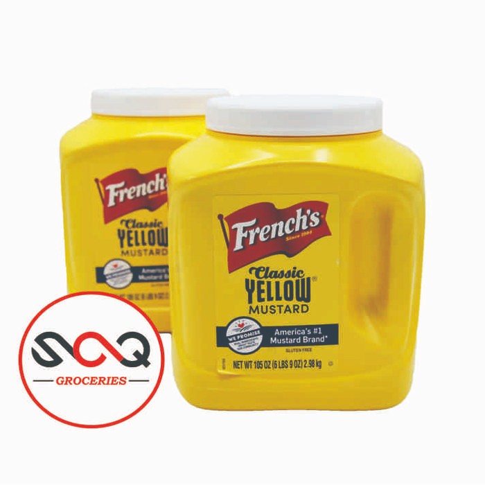 

French Frenchs French's Classic Yellow Mustar Mustard 2.98 Kg / 105 oz