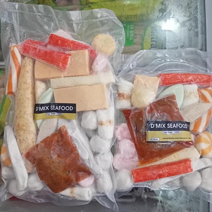 

Baru Seafood Mix 900gr & 450gr - Udang, Ikan & Kerang