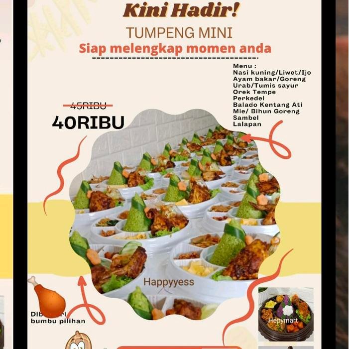 

Baru Tumpeng Mini Cantik Praktis - Cocok Berbagai Acara