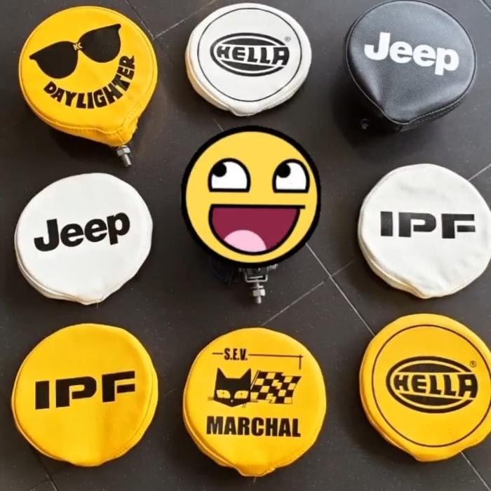 Custom Cover lampu tembak lampu sorot lampu rally PIAA Hella Cibie dll