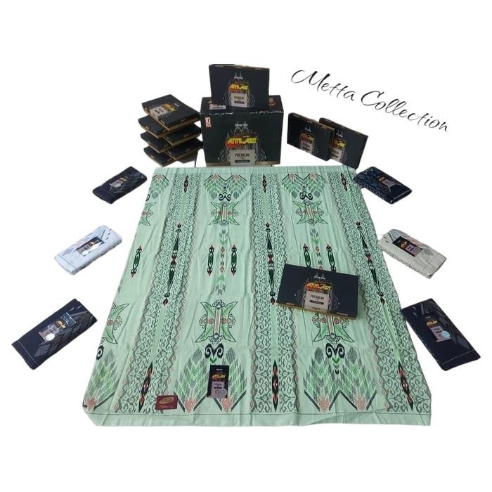 Sarung Atlas Premium Gold 735 Kembang