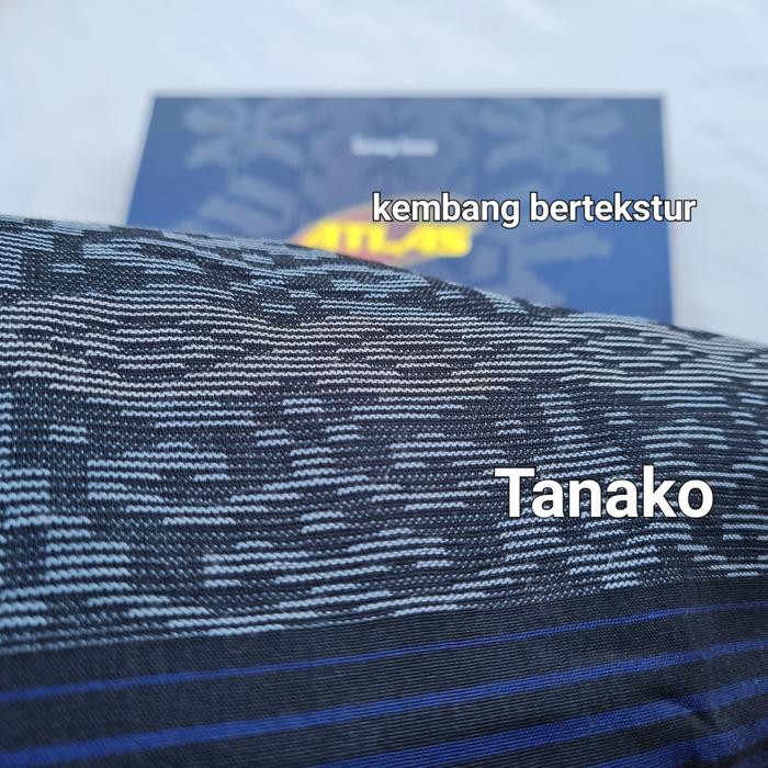 Sarung Tenun Atlas Premium 745 Kain Sarung Atlas Dobby Kembang Motif