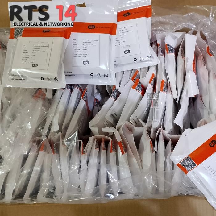 Faceplate 1 Hole Dtc British With Shutter - 2102301 - Outlet Data 1 Hole Port Dtc Best Seller