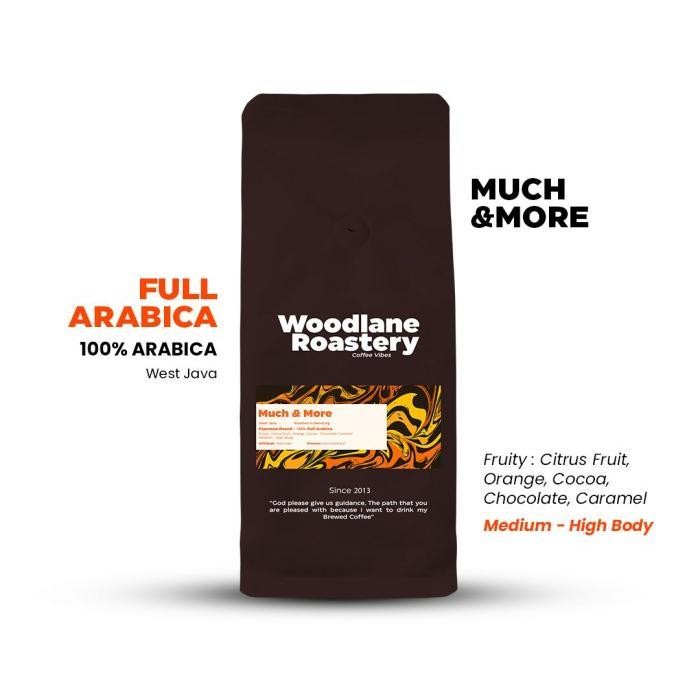 

Kopi Espresso Full Arabika 100% Much & More 1 Kg Coffee Kopi Susu Robusta Arabica Natural Bubuk