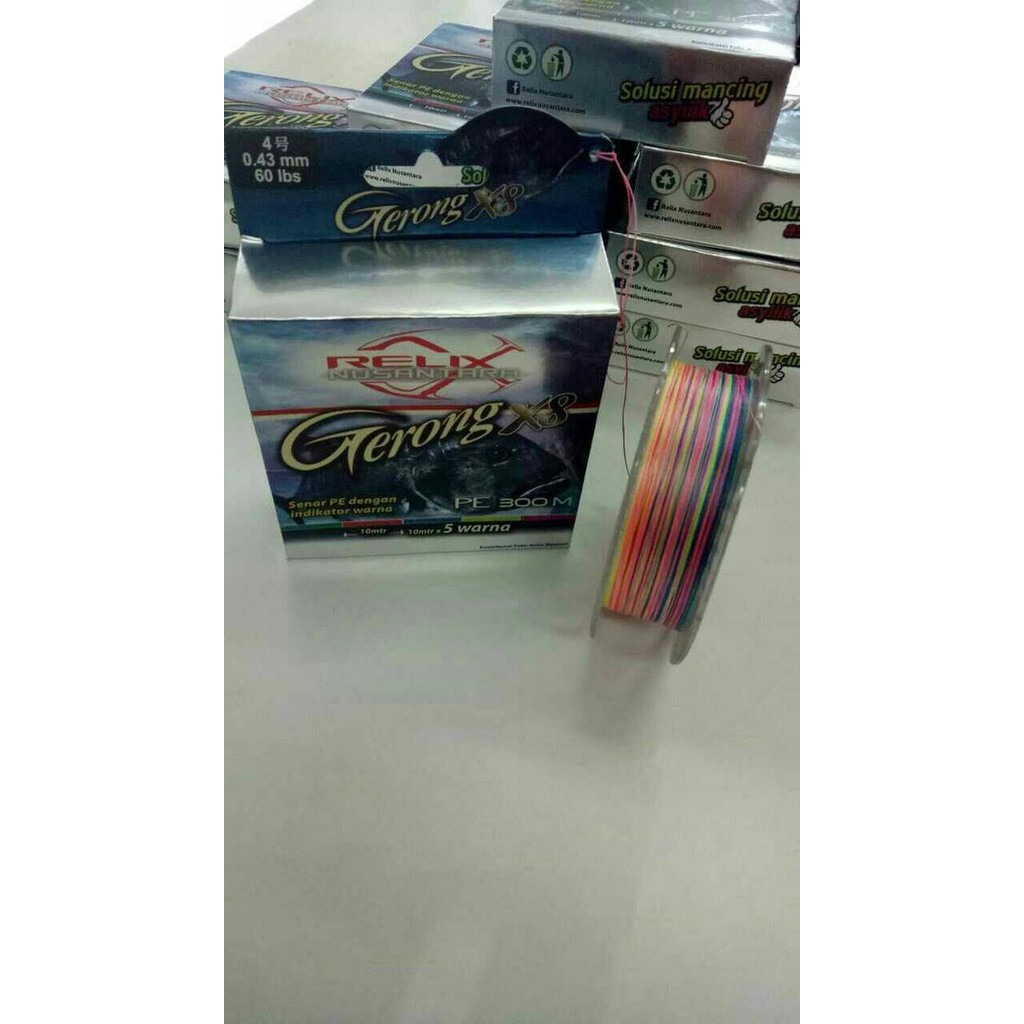 Senar Pe Relix Nusantara Gerong X8 Pe4