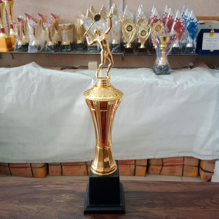 Piala Badminton Bisa Satuan & Set Tinggi 44cm Shopee Termurah