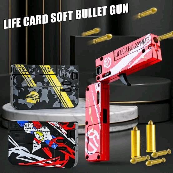 Mainan Lifecard Folding Toy Alloy Soft Dart