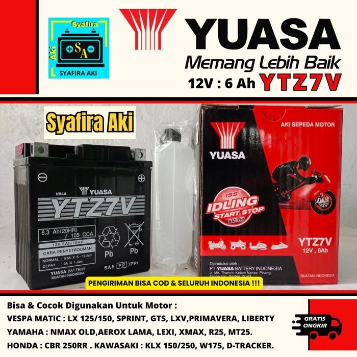 Yuasa Ytz 7V