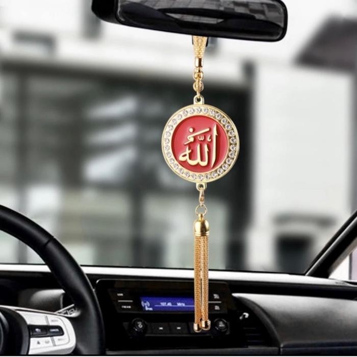 GANTUNGAN SPION DALAM MOBIL / HIASAN GANTUNGAN SPION DALAM MOBIL KALIGRAFI ISLAMI AKSESORIS CAR BUAT