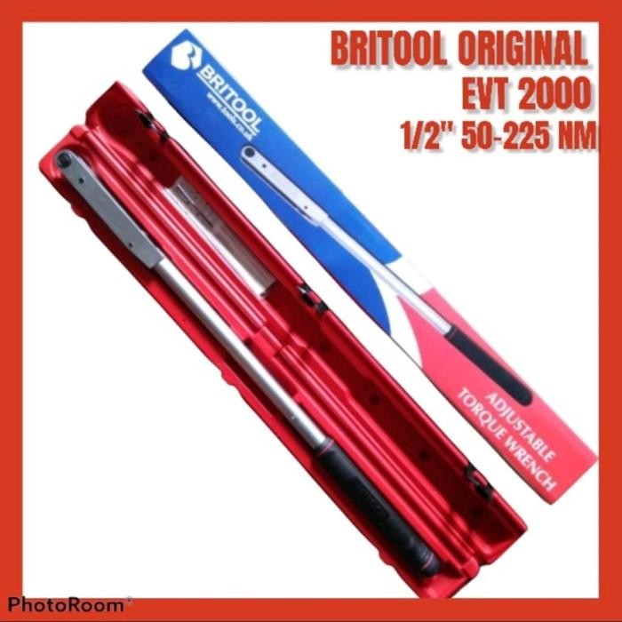 Termurah.. BRITOOL EVT 2000 A Kunci Moment Torsi/Torque Wrench Original EVT2000A