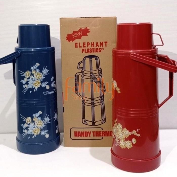 (Allthebest) (Khusus Gojek) Termos Air Panas Plastik 2 Liter Elephant Maspion Gajah
