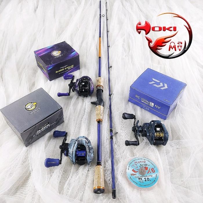 Free Pe Joran Set Bc Oncak Chaos & Reel Seahawk / Daiwa / Joran Set Casting Toman Dan Gabus