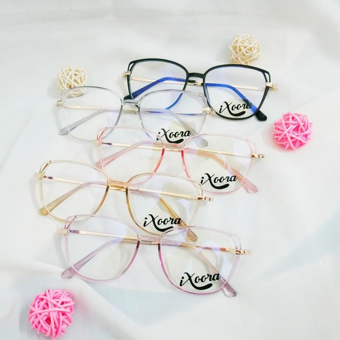 TERLARIS Fr Kacamata Anti Radiasi Ixoora Bellva Pria Wanita READY STOCK