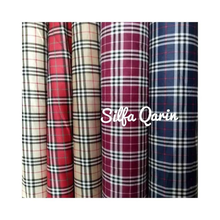 GGAF Kain Katun Kotak Burberry _ Kain Katun Kotak Jepang