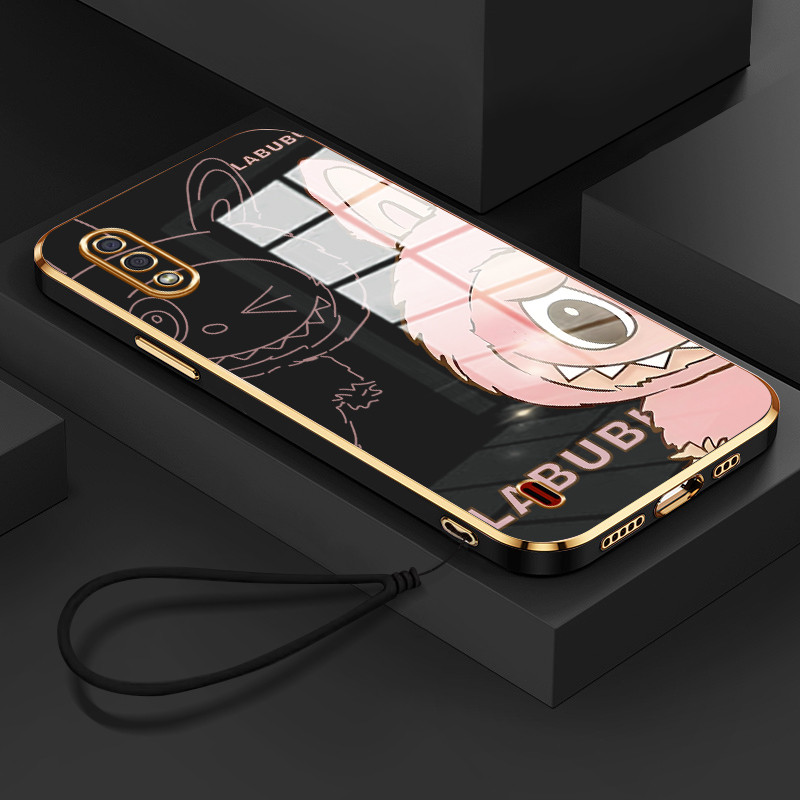 Casing Hp Untuk Samsung Galaxy A01 M01 Core A01 Core Case Boneka merah muda Kasing Perlindun Anti-Dr