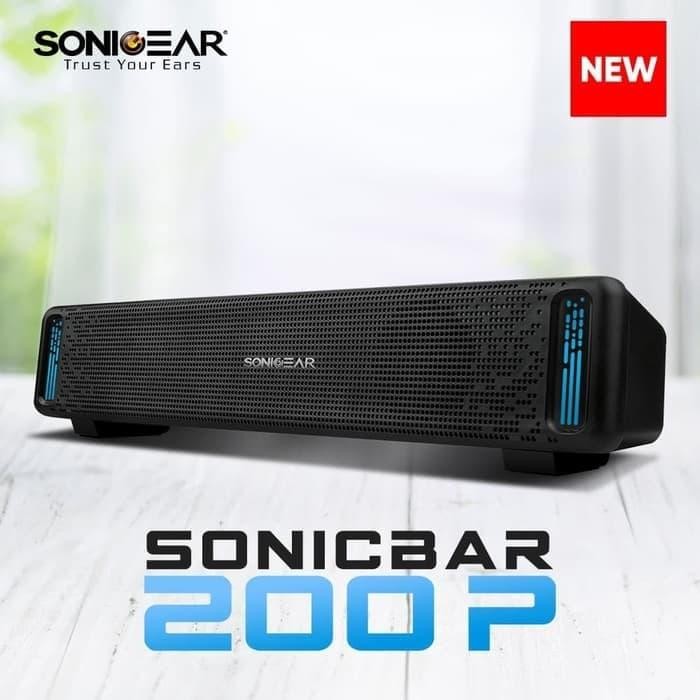 Tersedia Sonicgear Sonicbar 200P Bluetooth Soundbar Speaker Powerful Bass