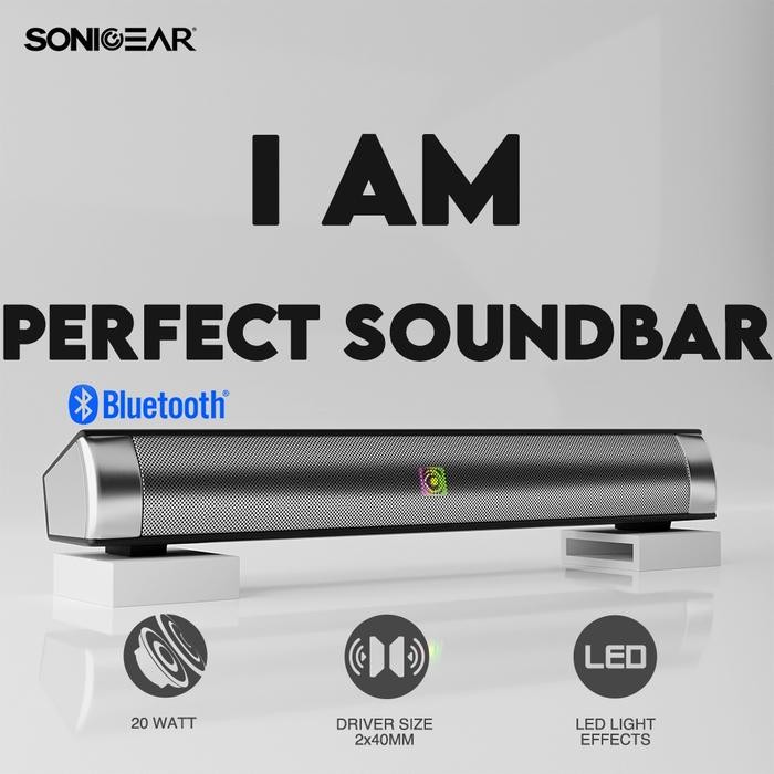Tersedia Sonicgear Sonicbar 150P Soundbar Multimedia Passive Bluetooth Garansi Resmi