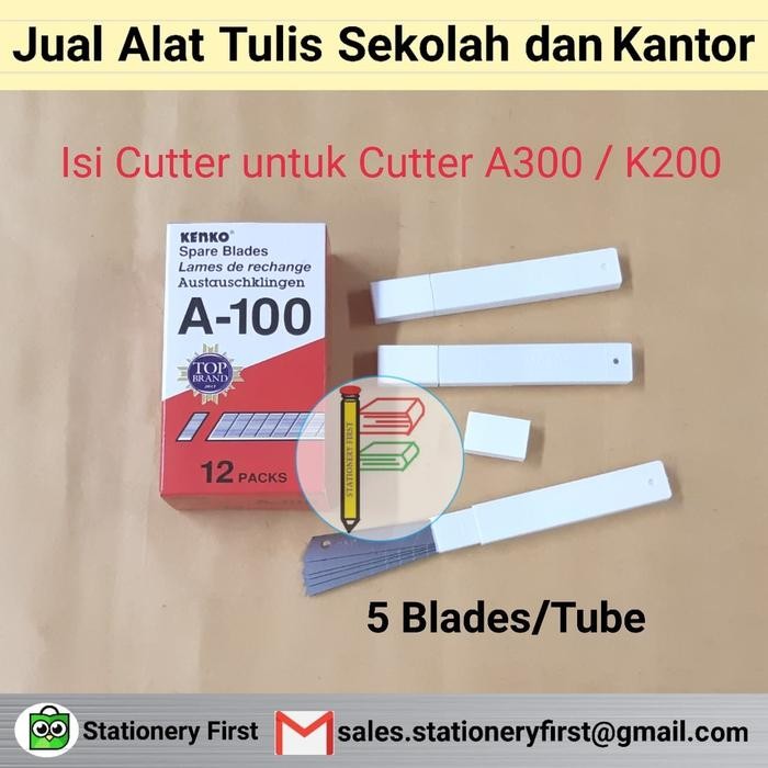 

ID ISI PISAU CUTTER KENKO A-100 KECIL UNTUK CUTTER A-300 / K200 GROSIR