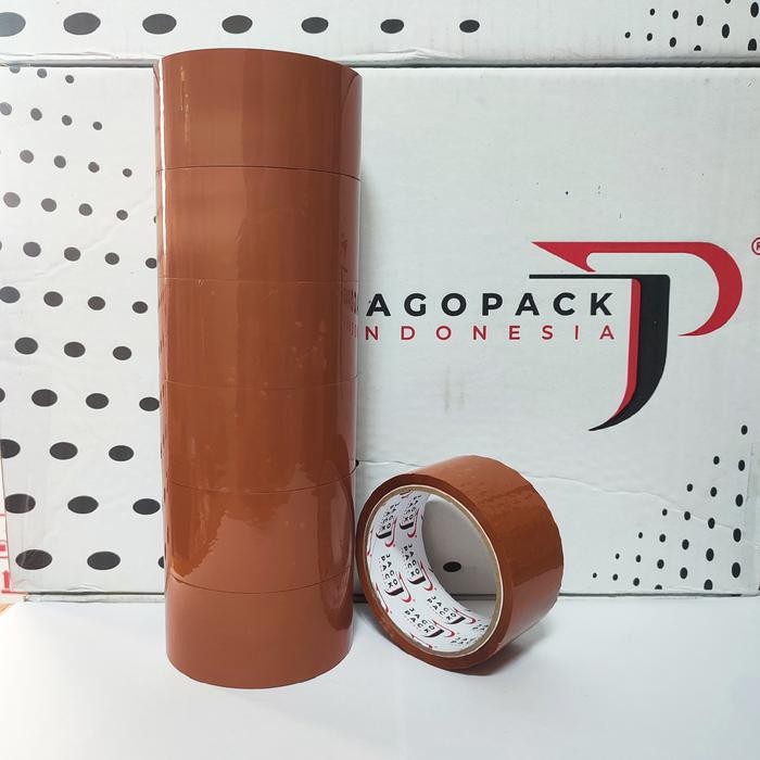 

ID 1 SLOP - LAKBAN BENING - COKELAT 45 MM X 50 YARD - LAKBAN JAGO PACK INDONESIA EKONOMIS