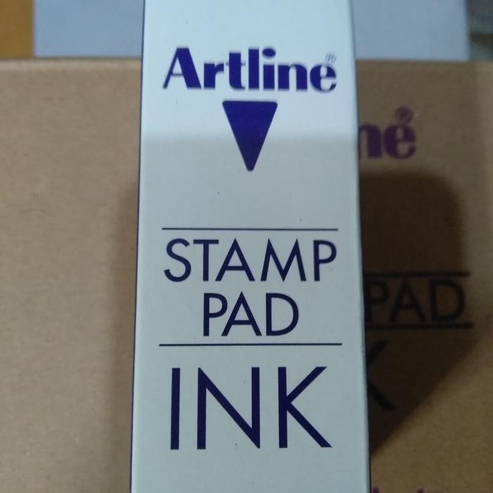 

ID ARTLINE STAMP PAD INK REFFIL WARNA BIRU & UNGU TINTA STEMPEL ARTLINE