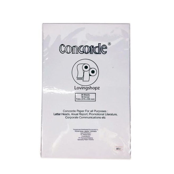 

KOIC Kertas Concorde F4 90 Gr/M2