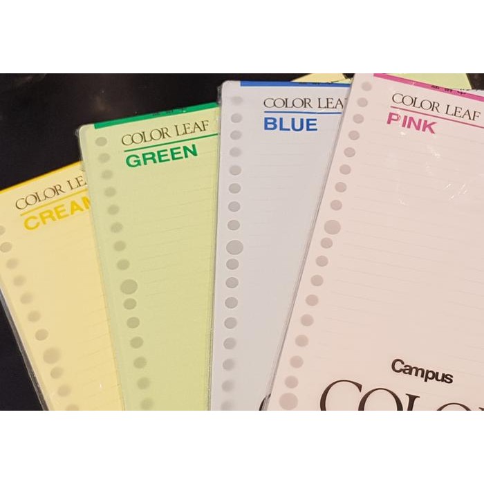 

KOIC Kokuyo Color Loose Leaf B5 N-860Bn Isi 60 Lembar