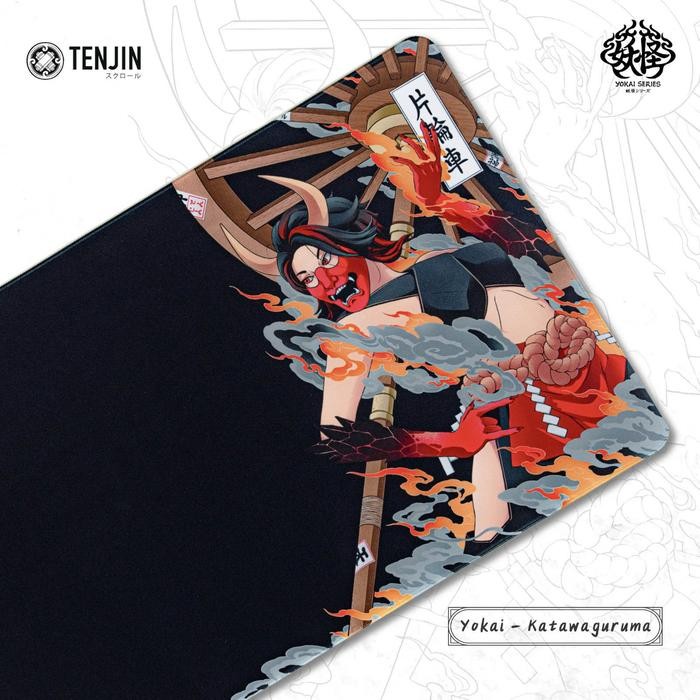 Promo Tenjin Scrollworks Katawaguruma Deskmat - Mousepad Premium Jepang