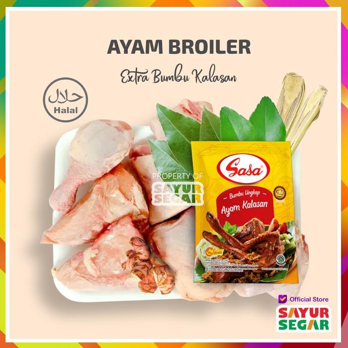 

ayam broiler bumbu ungkep kalasan halal ready to cook stok terbatas