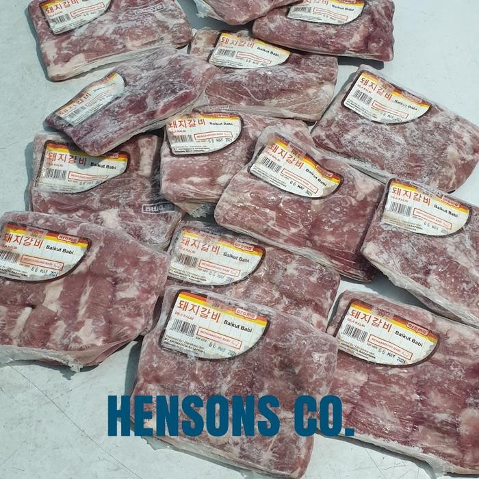 

baikut pork spare rib cut 300gr vacuum aroma bali stok terbatas