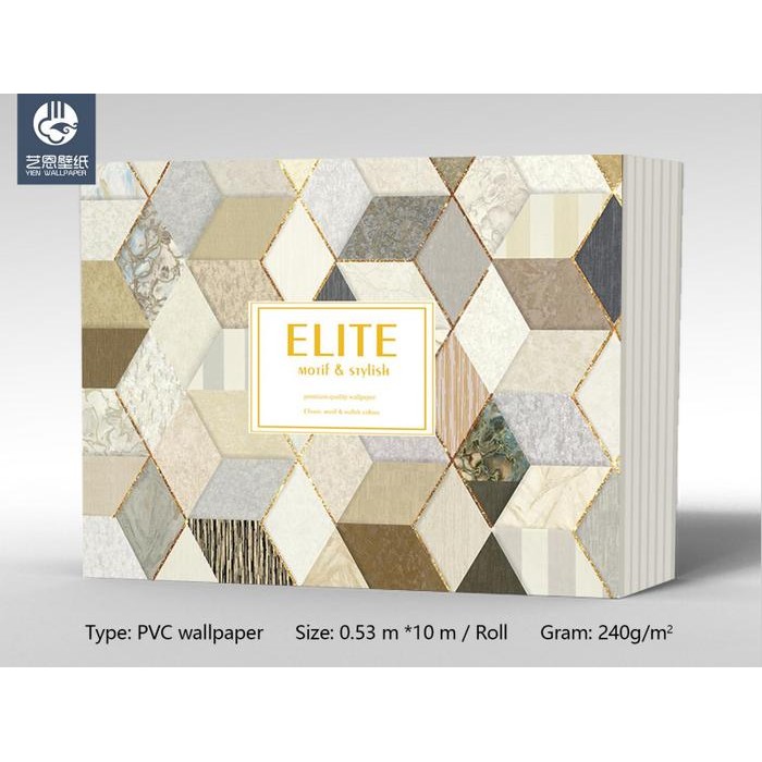 Wallpaper Vinyl Elite Wallpaper Korea Wallaper Rumah Mewah Elegant