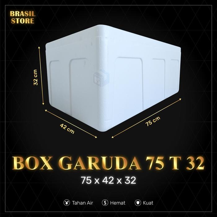 box styrofoam / box es / box gabus / styrofoam box garuda 75 t 32 ukuran 75x42x32 kode 663