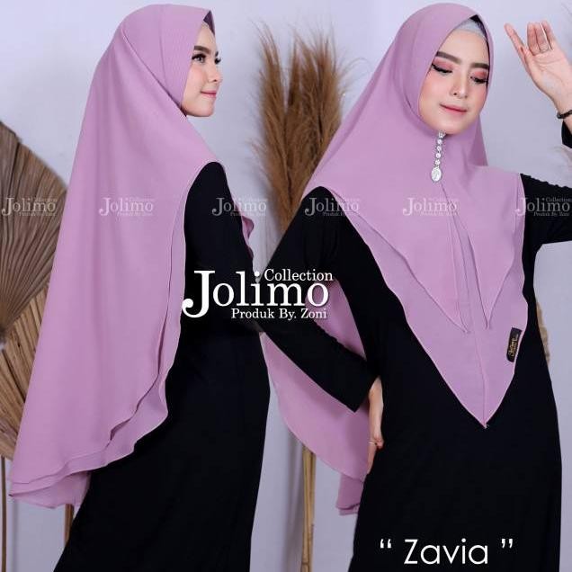 Ceruty Zavia/ Hijab 2 Layer/ Jilbab Pet Antem/kerudung instan