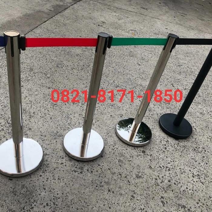 

Promo Tiang Pita Pembatas Antrian - Warna Silver Murah