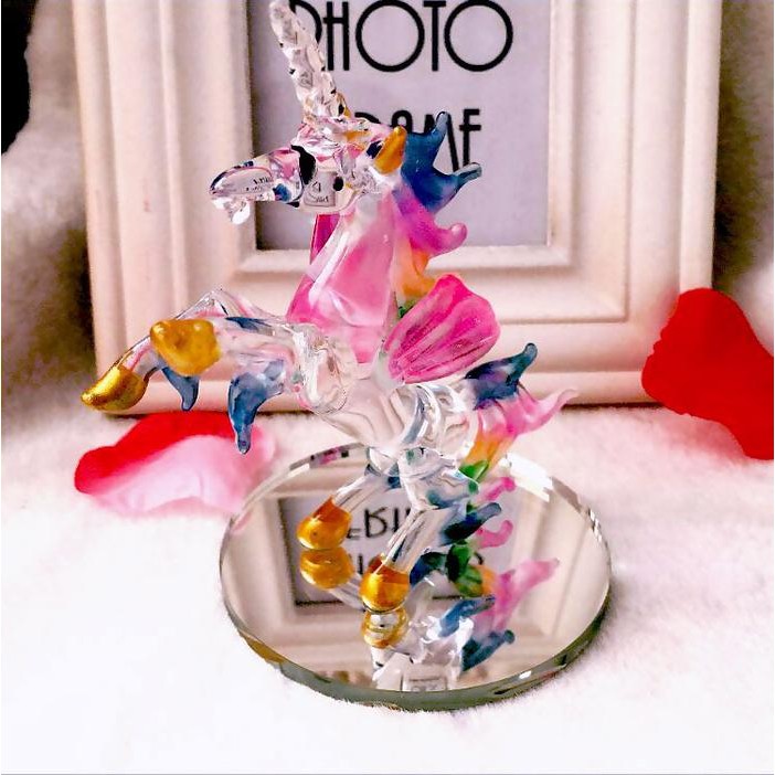 Terbaru Hadiah Ultah Romantis Fairy Unicorn Kristal Kado Souvenir Unik