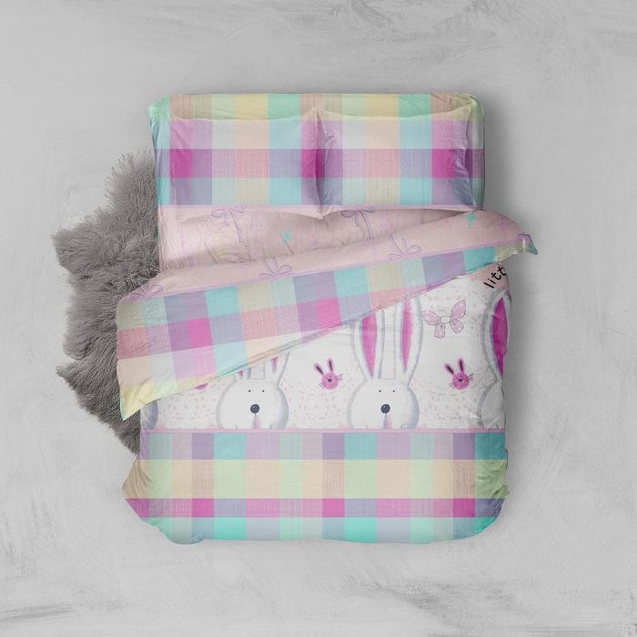 Inthebox Sleep - Sprei Nyenyak White Bunny - 180X200 / 160X200 / 120X200