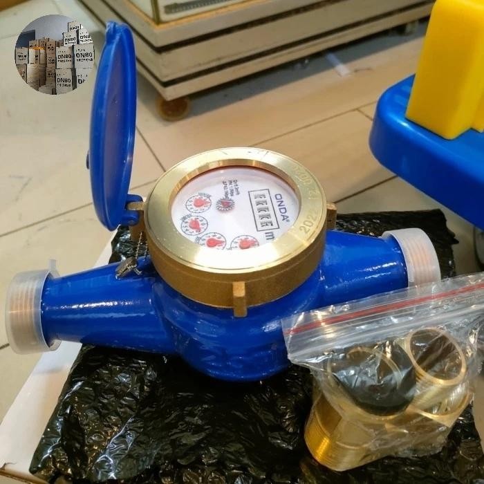 Baru Meteran Air Onda 1 Inch Dn25 / Water Meter Brass Onda 1 Inch