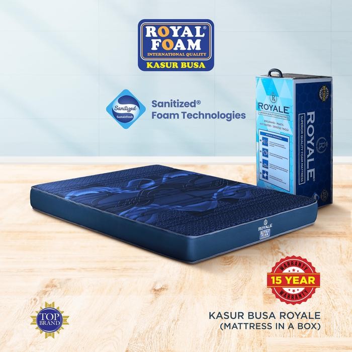 Turu Boss - Kasur Busa Compressed Kb Royale Ck Biru Foam