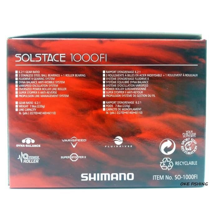 Reel PANCING Spinning Shimano Solstace 1000 FI 1000FI 4bb - KATROL (TERBAIK) (TERBARU) (TERMURAH)