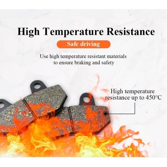 Kampas Rem Motor Kawasaki Ninja Zx-6R Zx6R Zx 6R Zx636 Zx 636 2013 - 2020 Part