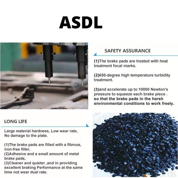 Kampas Rem Pengganti Kaliper Brembo M4 P32 Universal M432 P32 Keramik Part