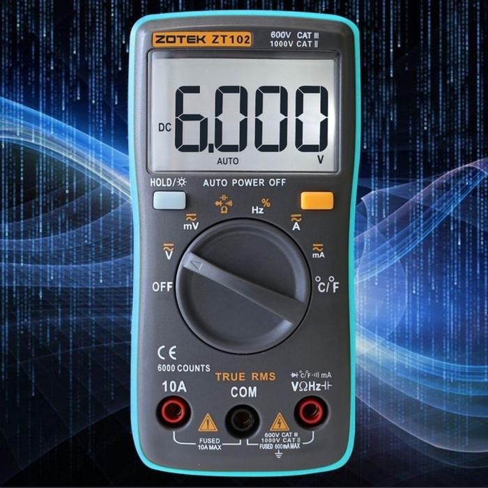Multimeter Digital Zotex Zt-102