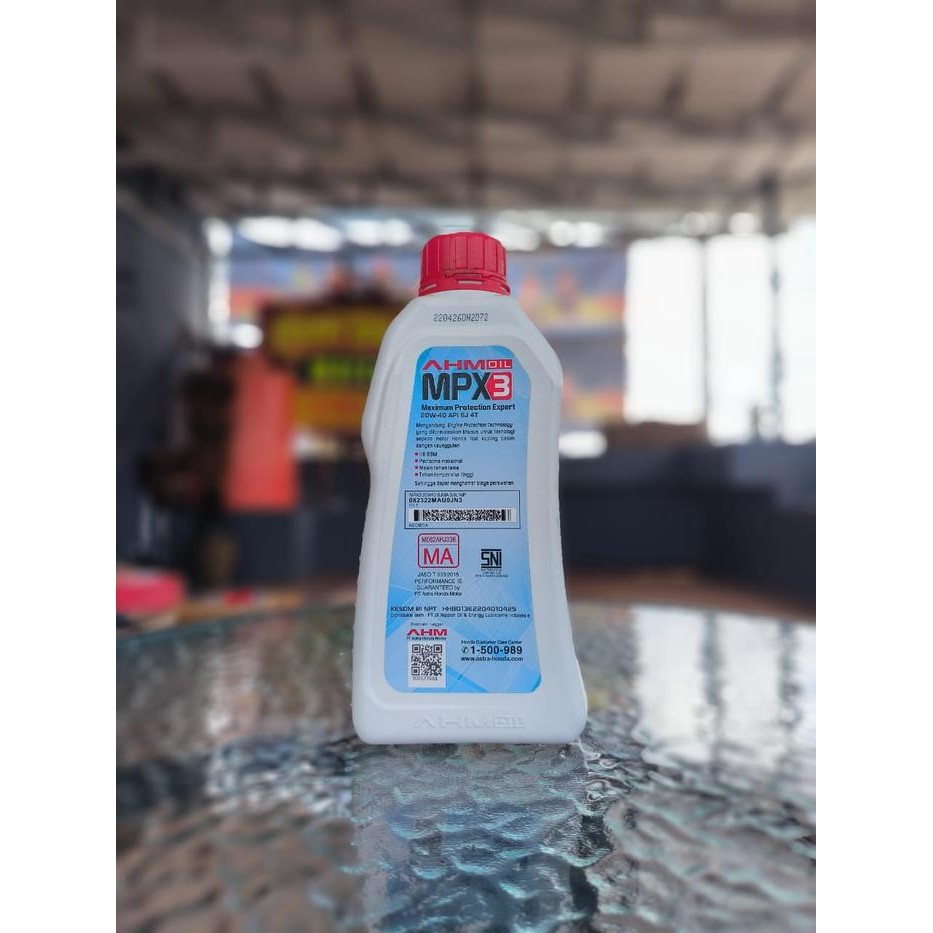 OLI MOTOR BEBEK MPX 3 4T AHM HONDA ORIGINAL 800ML