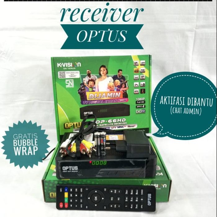 RECEIVER OPTUS OP66 HD GARMEDIA NEW - RECEIVER PARABOLA LGSAT OPTUS
