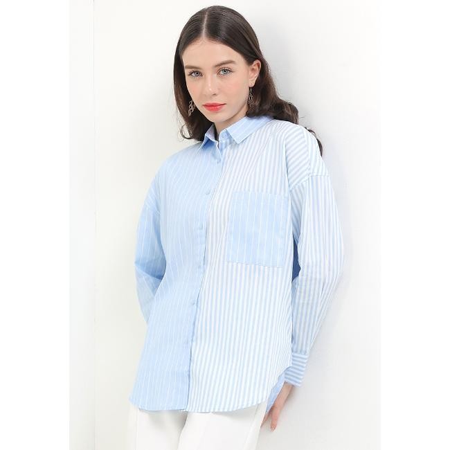 Hush Puppies Kemeja Wanita Paulina Blue