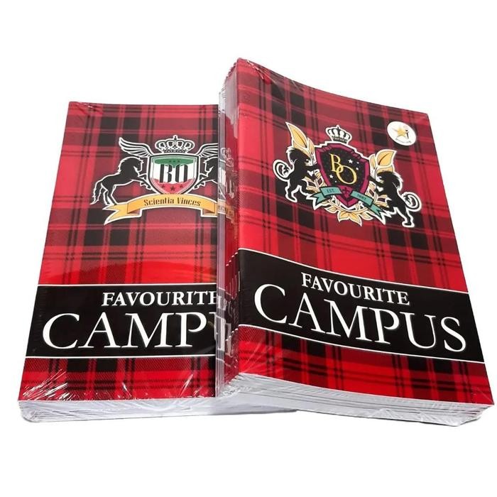 

New Harga Grosir (1packs/10buku ) Buku Tulis CAMPUS FAVOURITE BESAR 50 lembar High Class Berkualitas