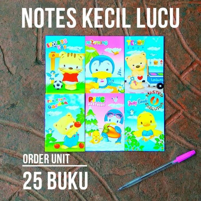 

New Buku Notes ABD Kecil Lucu 14 Baris / 20 Lembar