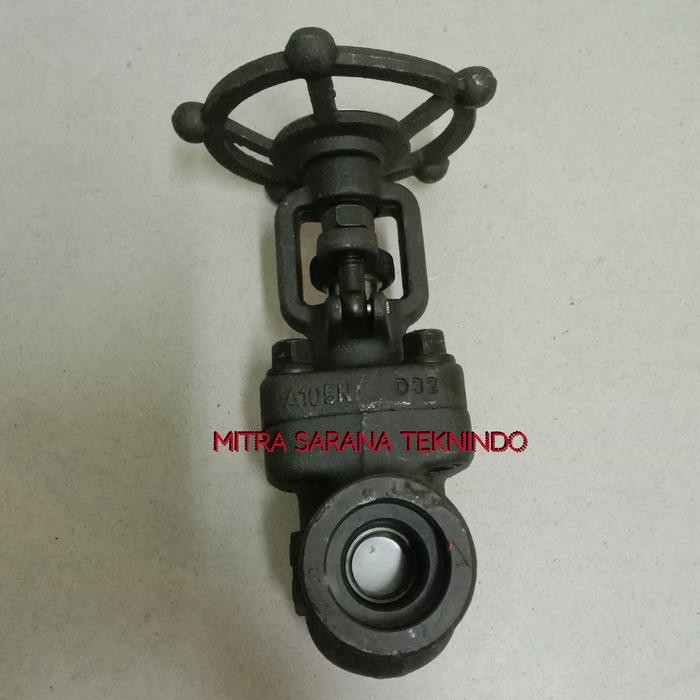 Terbatas Gate Valve Carbon Steel Socket Weld Las 2" Inch/Gate Valve Class 800 Terlariss 