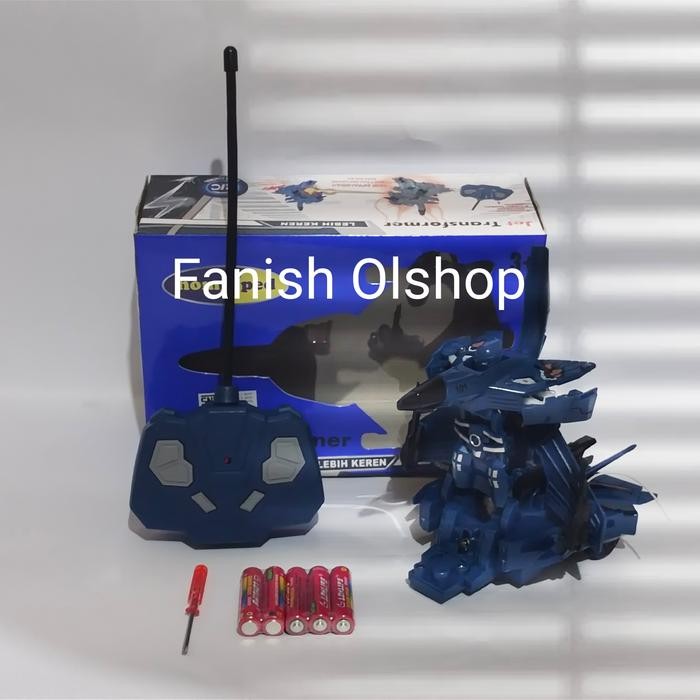 Pesawat Jet Transformers Remot /Mobil Remot Kontrol Berubah Jadi Robot