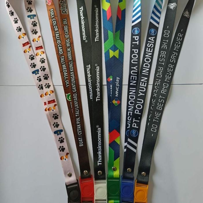 

New Lanyard Printing Tissue 2cm Pakai Stopper
