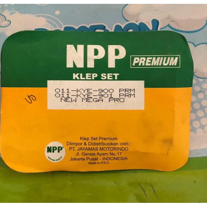 KLEP SET MEGAPRO NEW/ MEGAPRO MONOSHOCK NPP